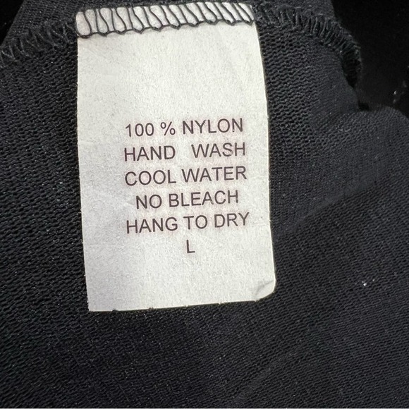 Elegantissimo Firenze Woman’s Blouse Large Black Sequined Sheer Long Sleeves - Picture 10 of 11